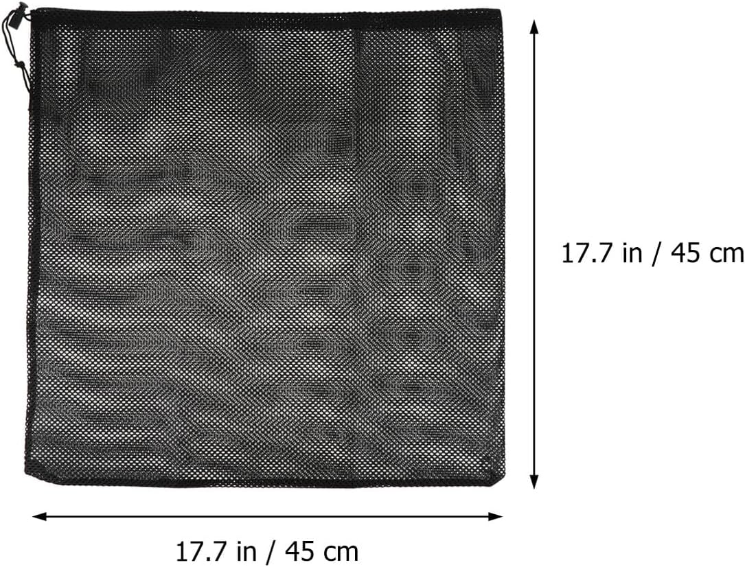 Veemoon 2Pcs Pump Barrier Bags with Drawstring Mesh Filter Pouches for Water Pump Protection Clog-Resistant Filter Media Bags Suitable image number 5