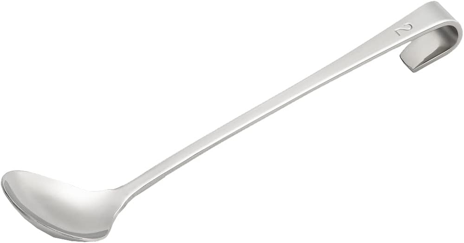 Yoshikawa YJ2810 Masher & Whipper Dish, Silver, Made in Japan, Total Length 7.4 X Width 1.2 Inches (18.8 X 3 Cm) image number 4