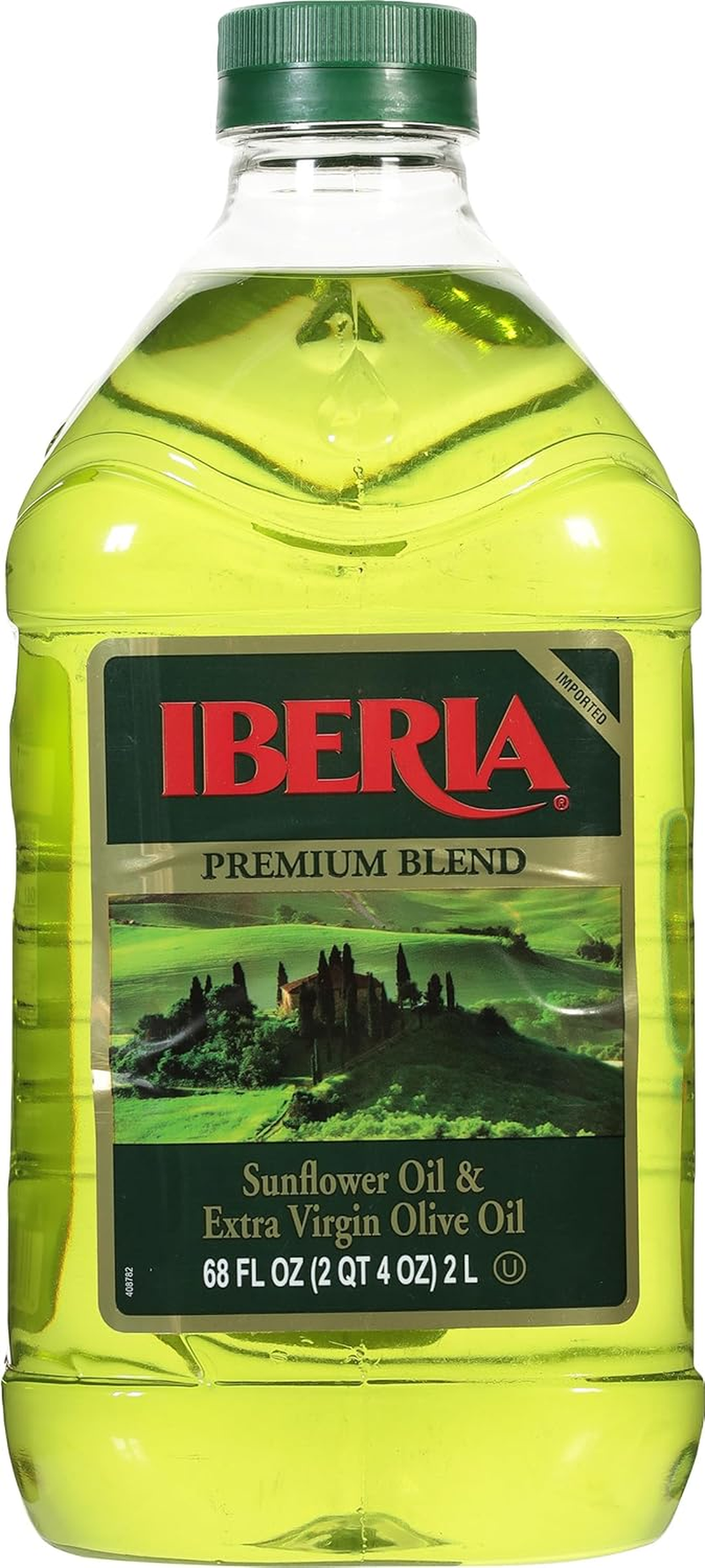 Iberia Premium Blend, Sunflower Oil & Extra Virgin Olive Oil, High Heat Frying, 68 Fl Oz image number 3