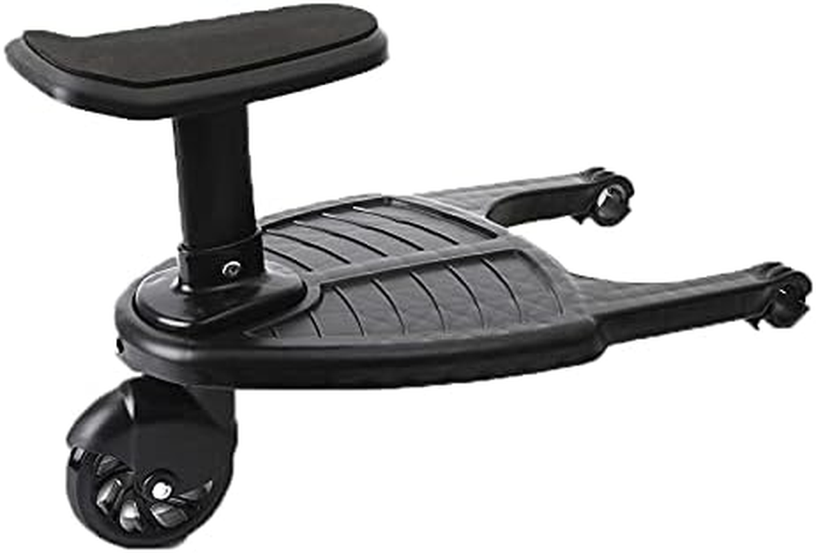 LXLUOO Comfort Wheeled Board Stroller Pedal Adapter Child Rider Stroller Attachment Trolley Connector with Seat, Holds Children up to 55Lbs, Size 4, Disposable, Urine Protection, 1 Count image number 5