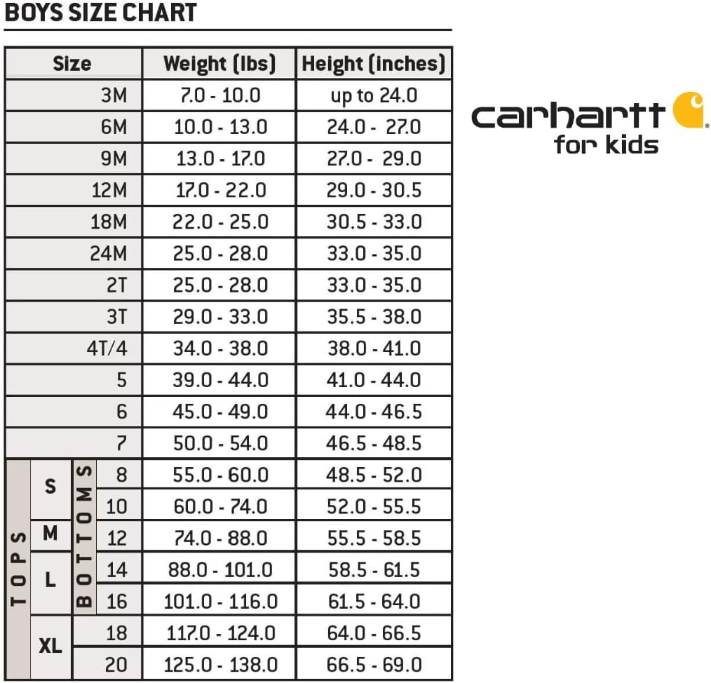 Carhartt Boys Loose Fit Canvas Bib Overall image number 1