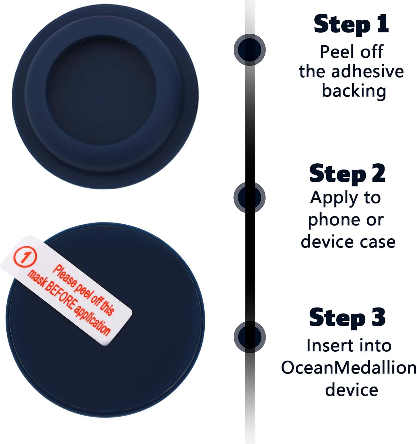 5Pcs Holder for Princess Cruise Medallion, Silicone Holders Cell Phone Accessories for Princess Medallion Compatible with Iphone Android