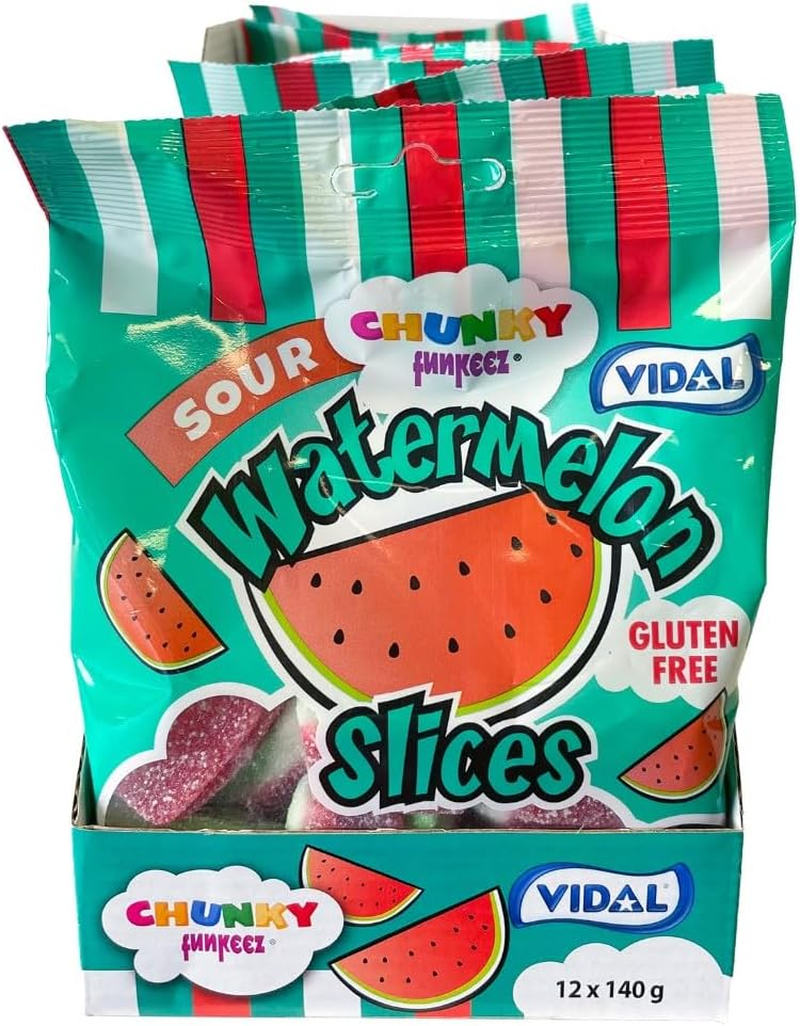 Chunky Funkeez Sour Watermelon Slices 140G image number 2