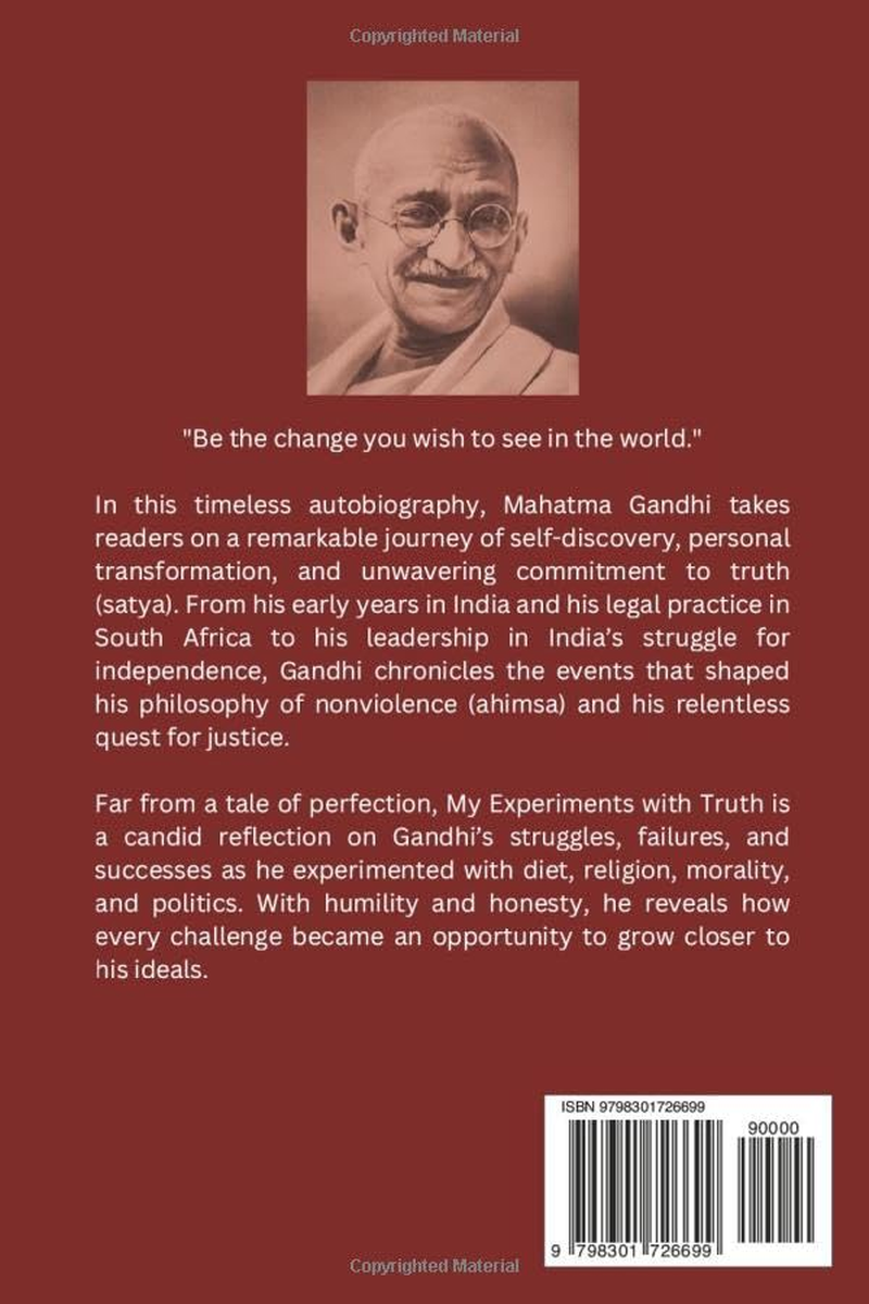 The Story of My Experiments with Truth: an Autobiography: Mahatma Gandhi image number 1