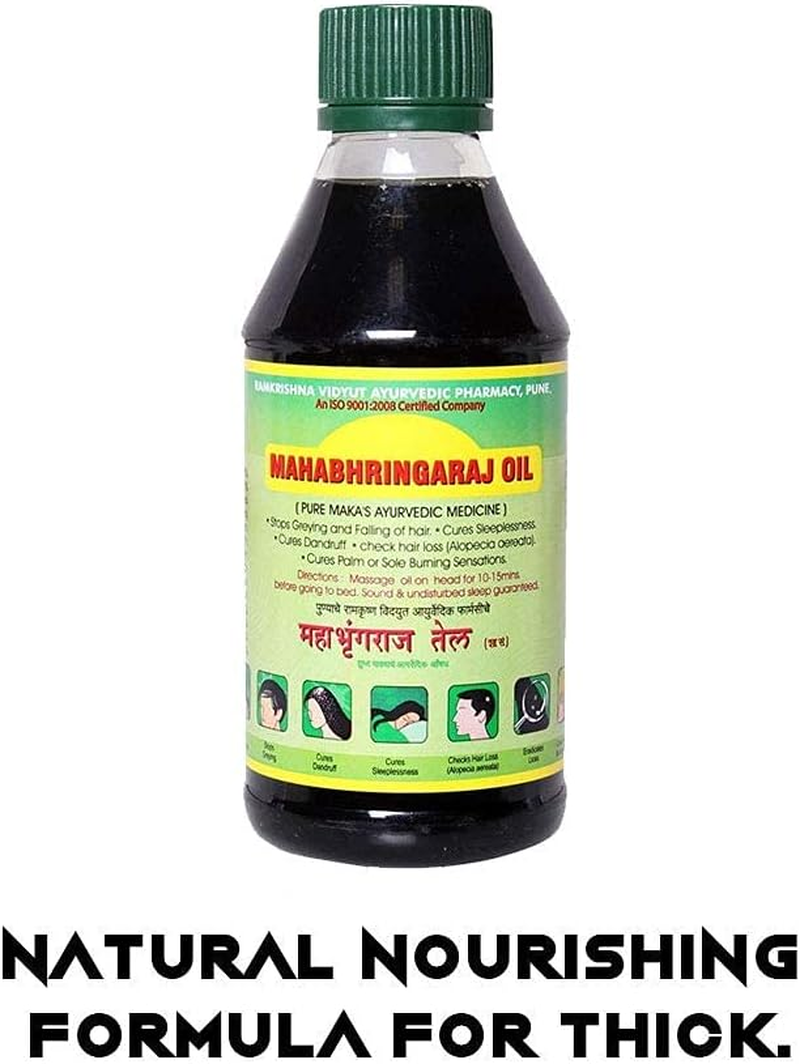 Mahabhringraj Ramakrishna Pharma Scalp Massaging Oil, 100 Ml image number 2