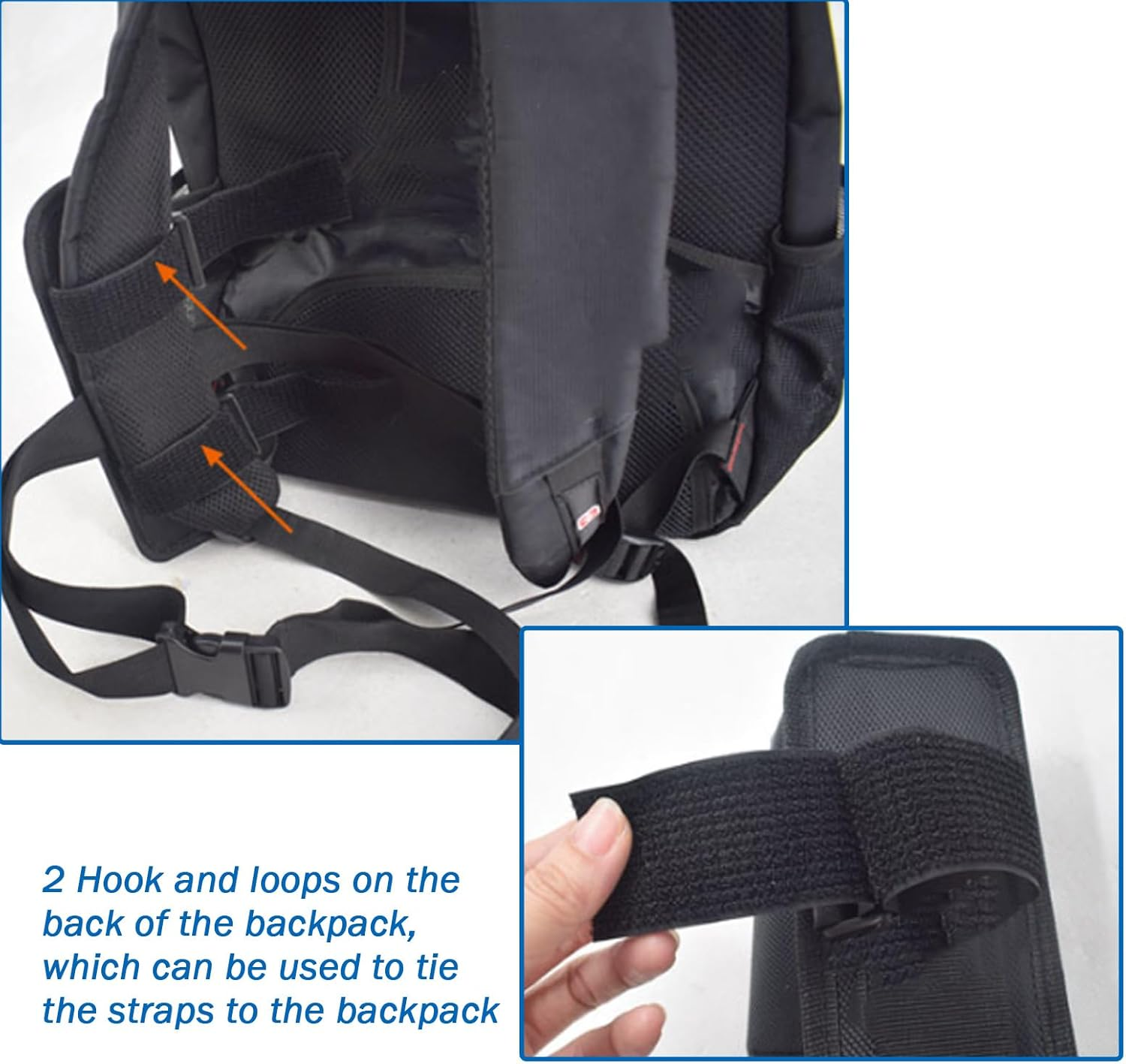CHOYTONG Hands-Free Umbrella Holder Strap for Backpack Use, Wearable Umbrella Support Mount, Fits for Most Folding Umbrella image number 5