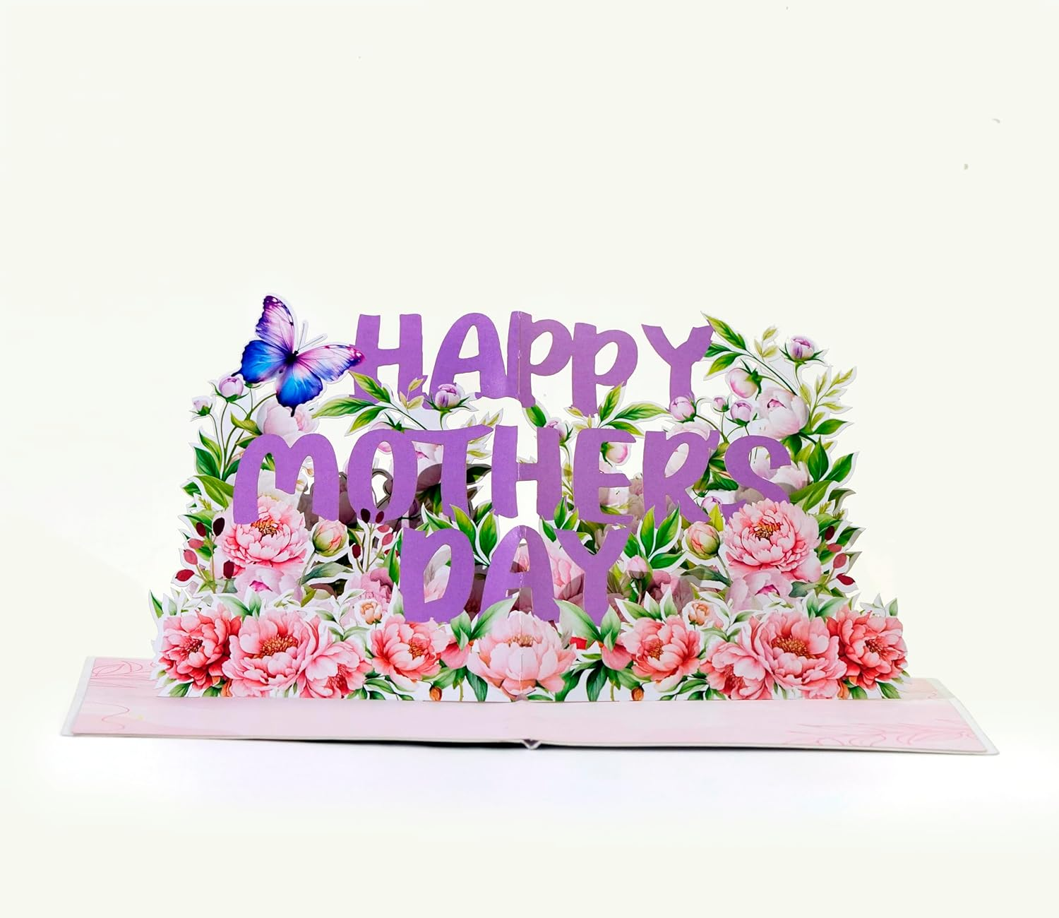 CUTPOPUP Mothers Day Card Pop Up, 3D Birthday Greeting Card, Mother'S Day Card for Women, Mom, Wife, Grandma, Daughter (Mothersdaytext Peony) image number 1