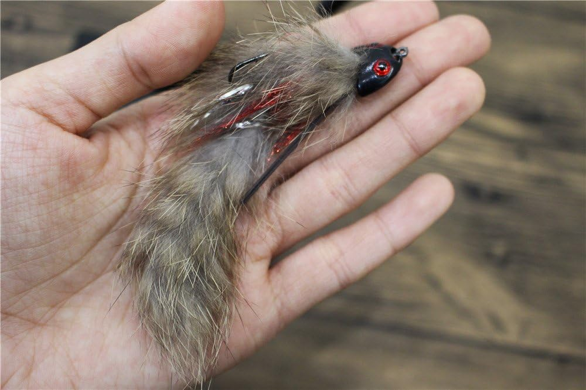 Tigofly 12 Colors Straight Cut Rabbit Zonker Strips 5MM Width Genuine Hare Hair Fur Streamers Fly Tying Materials image number 4