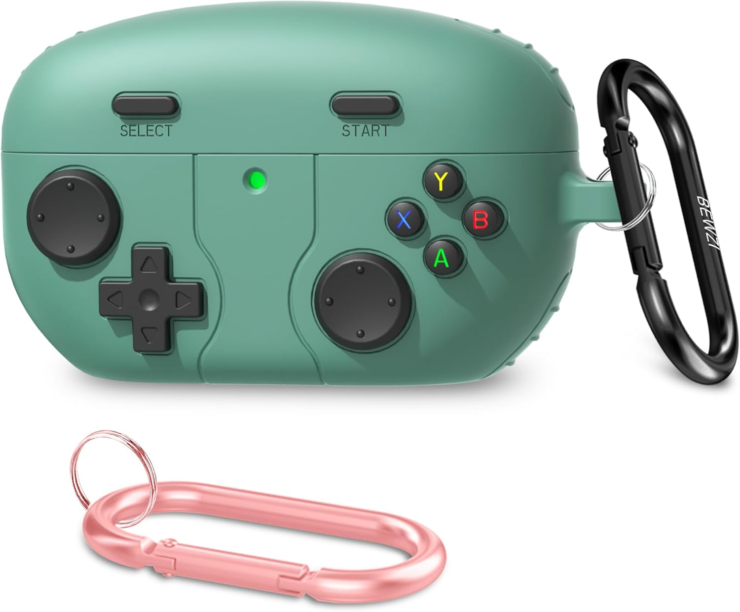 BEWZI for Sony WF-1000XM5 Case Cover Comfortable Soft Silicone 3D Creativity Protection Case, Protective Case for Sony WF 1000XM5 Case (Green)