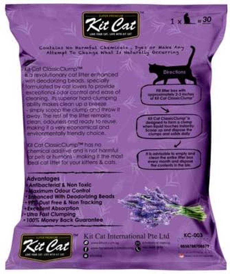 Kit Cat Classic Clump Charcoal Cat Litter image number 2