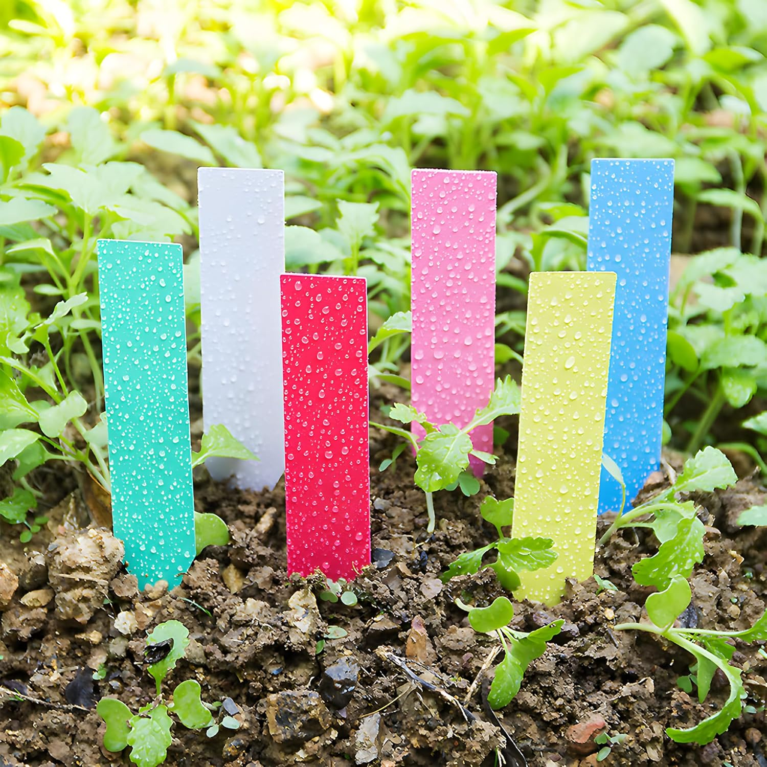 120Pcs 4 Inch Plant Labels, Durable PVC Weatherproof & Fade-Resistant Garden Markers for Outdoor Use, 6-Color Plant Tags for Vegetable Gardening, Nursery & Greenhouse for Gardeners & Plant Lovers image number 2