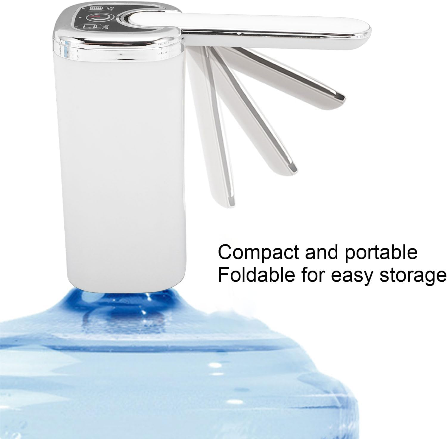 Water Dispenser for 5 Gallon Bottle, Portable Water Bottle Pump, Rechargeable Electric for 5 Gallon Jug, Automatic Drinking Water Pump, Portable 5 Gallon Water Bottle image number 5