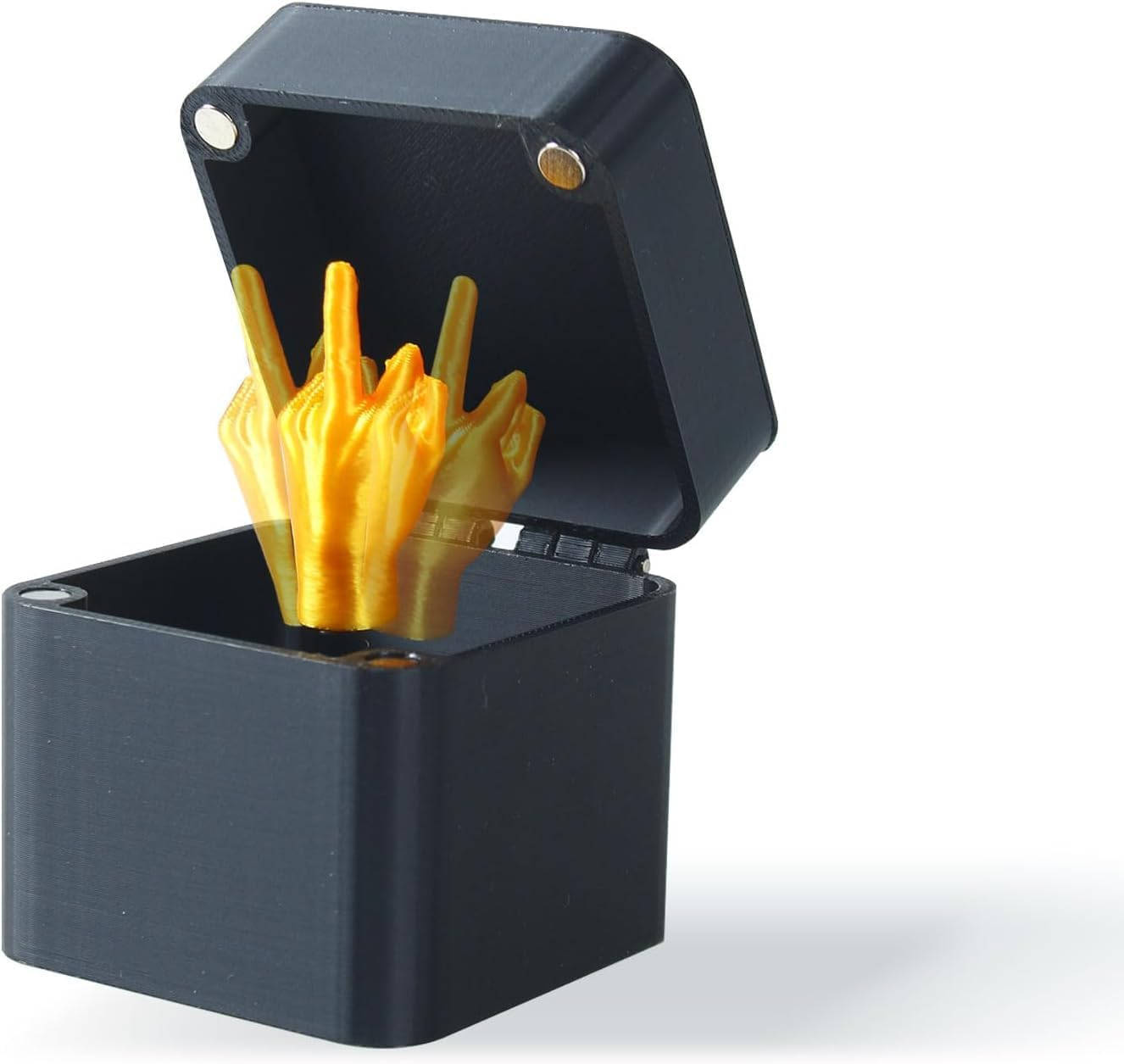 LXLUOO Middle Finger in a Box, Spoof Hand Prank Pop up Gift with Box for Adults, Christmas Novelty Fun Prank Gift image number 3