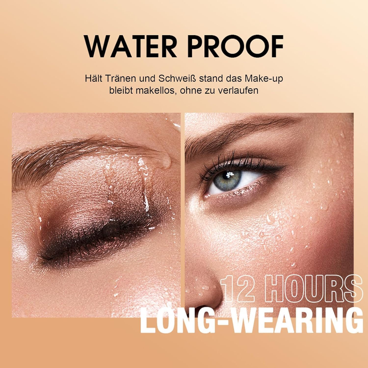 Eyeshadow Stick, Matte Eyeshadow Stick Set, Highly Pigmented Glitter Shimmer Eye Shadow Pencil, Soft Creamy Glitter Eye Makeup Pen Nude image number 3