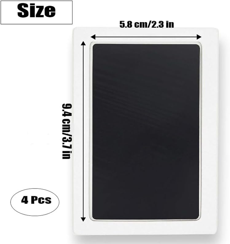 Baby Footprint Handprint Pet Paw Print Kit with 4 Ink Pads and 8 Imprint Cards,Inkless Hand and Footprint Kit,Footprint and Handprint Pet Paw Print Ink Kits image number 1