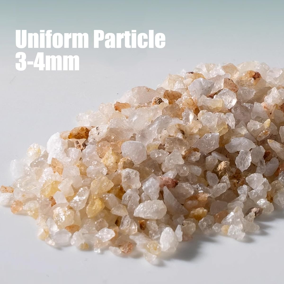 AIMALL Premium Natural Quartz Sand for Aquariums, 2-4Mm Fine Grain, Supports Plant Growth, Crystal-Clear River Stone for Freshwater Tanks, 3.3Lbs Bag image number 2