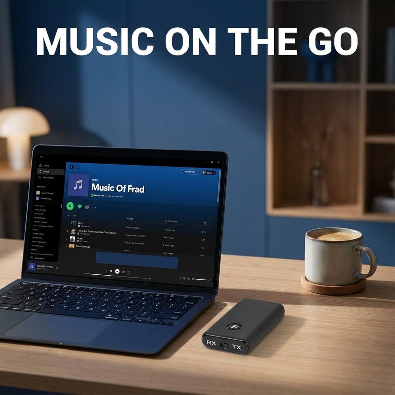 5.3 Bluetooth Transmitter Receiver, 2 in 1 Wireless Adapter with 3.5Mm Jack - Low Latency Audio, Stable Connection, Ideal Wireless Audio Receivers & Adapters for TV and Home Theater image number 4