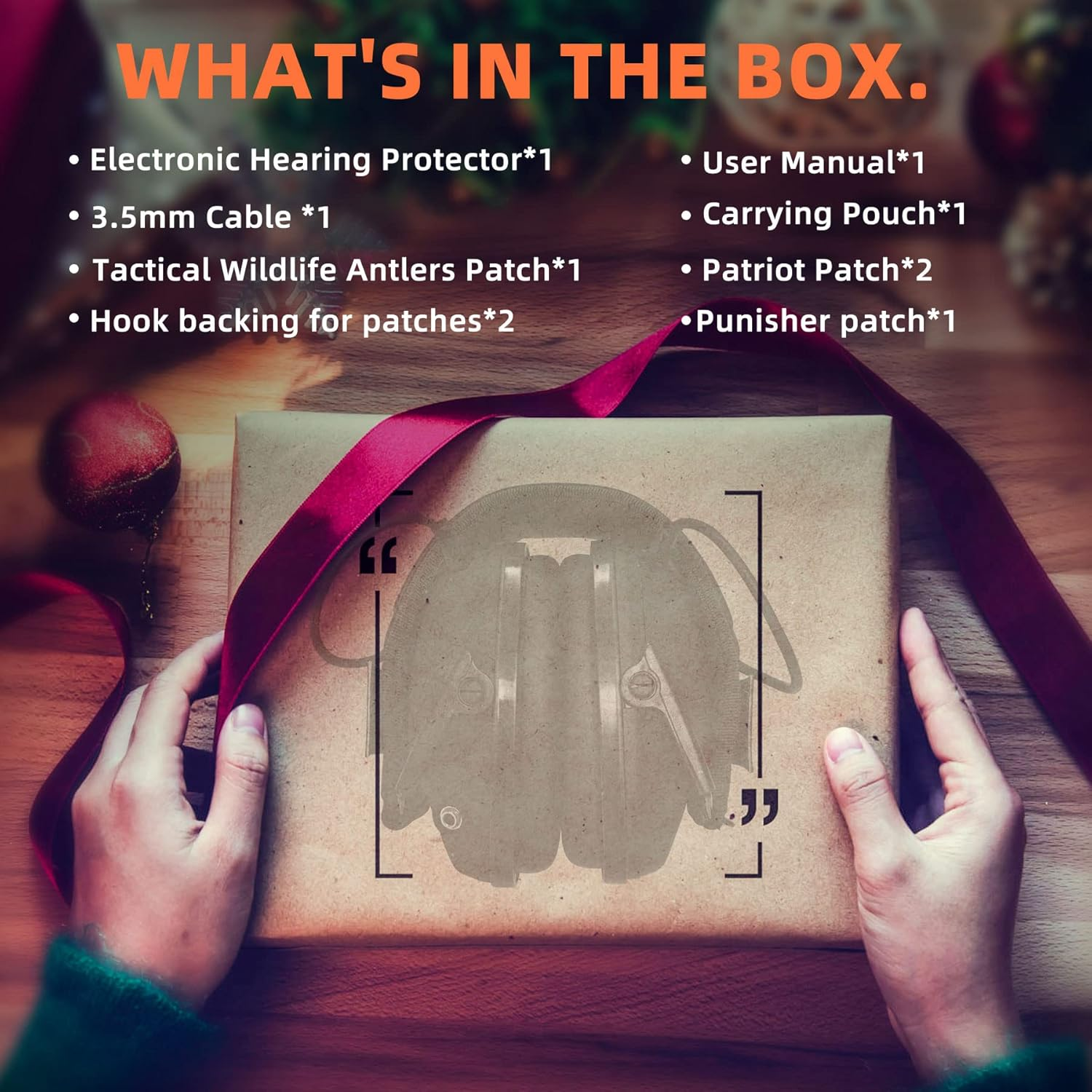 PROHEAR Electronic Ear Protection for Shooting with 4X Sound Amplification, Gun Range Hearing Protection Muffs, NRR 23Db Noise Reduction Headphones for Hunting, Black