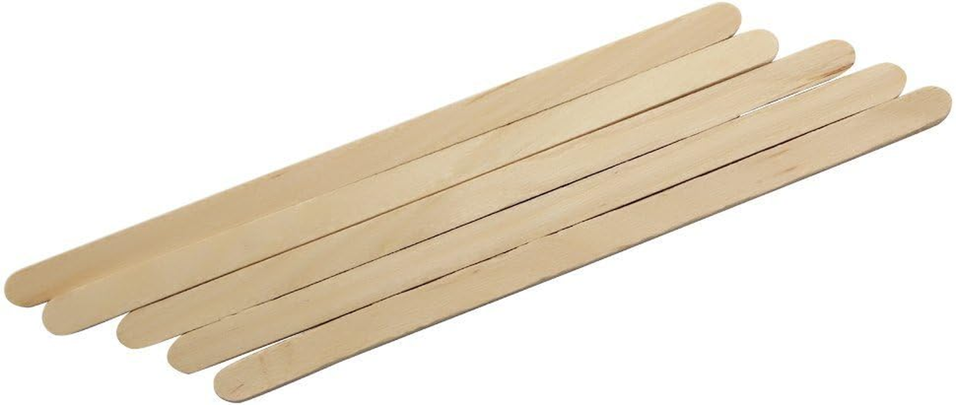 Selftek 100Pcs Wooden Wax Applicator Spatulas Sticks Hair Removal Stick