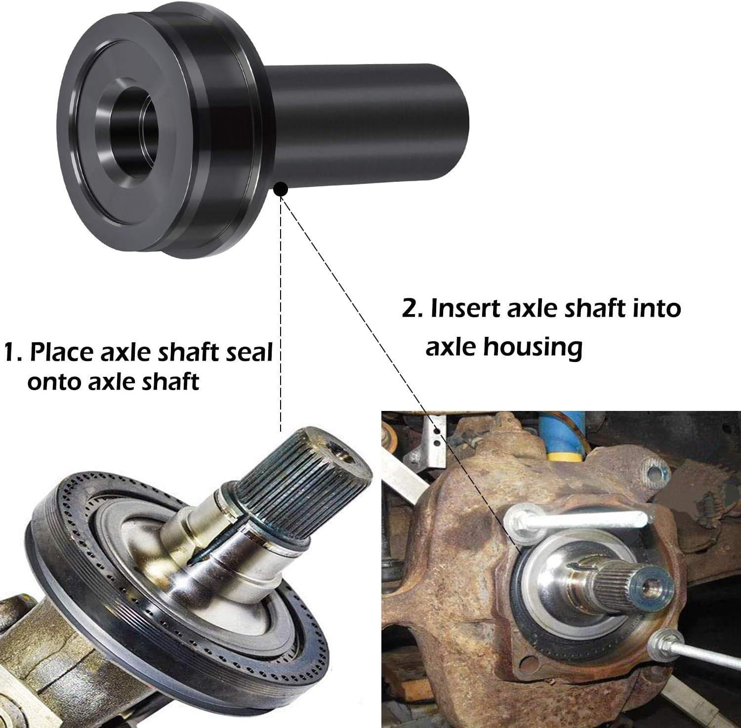 Yoursme Wheel Knuckle Vacuum Oil Seal Installer Axle Tools for Ford 1998-2004 F-250 F-350 F450 F550 image number 1