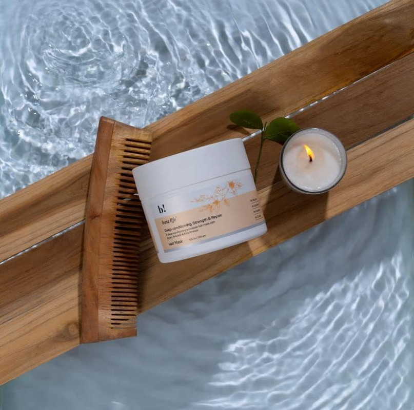 Best Life Deep-Conditioning, Strength, and Repair Hair Mask with Argan Oil, Shea Butter & 9 More Botanicals for Achieving Stronger, Healthier, and More Radiant Hair(200Ml) image number 1