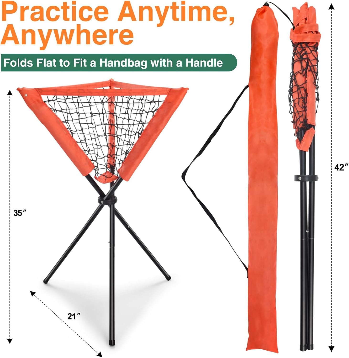 Baseball and Softball Portable Travel Baseball Ball Caddy