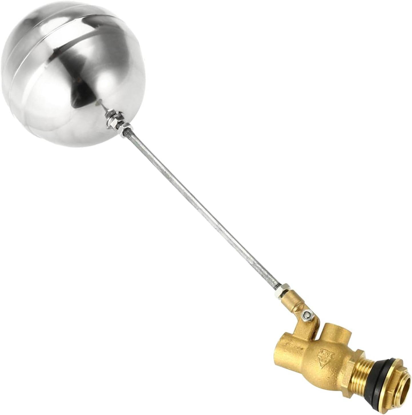 Float Valve 1 Piece Ball Valve Brass Automatic Float Ball Valve for Water Trough, Humidifier, Fountain, Aquarium, Pond, Animal Drinker (G3/4 Inch DN20) image number 3