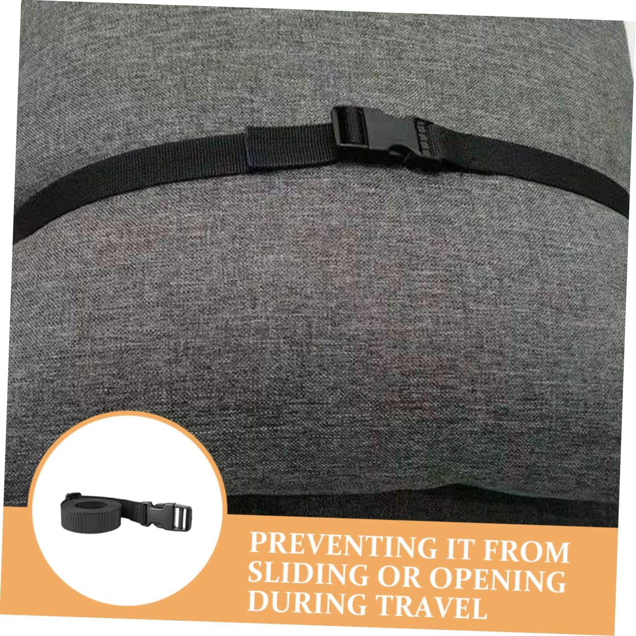 6Pcs Heavy Duty Luggage Straps Buckle for Suitcases Easy Carrying Secure Fastening Adjustable Travel Accessories for Plane image number 3