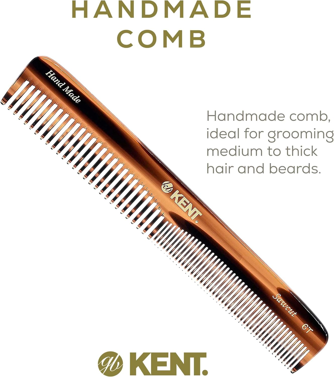 Kent Dressing Table Hair Comb, 175 Mm Length image number 6