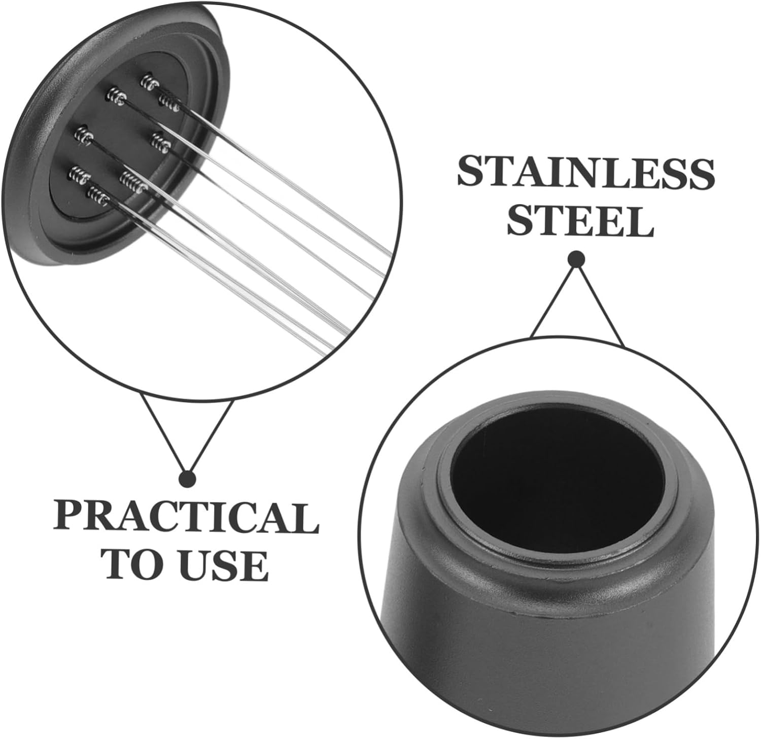 FONDOTIN Espresso Stirrer Tool with Needles Stainless Distribution Whisk for Even Mixing for Espresso Machines Tea and Fine Powders User-Friendly image number 4