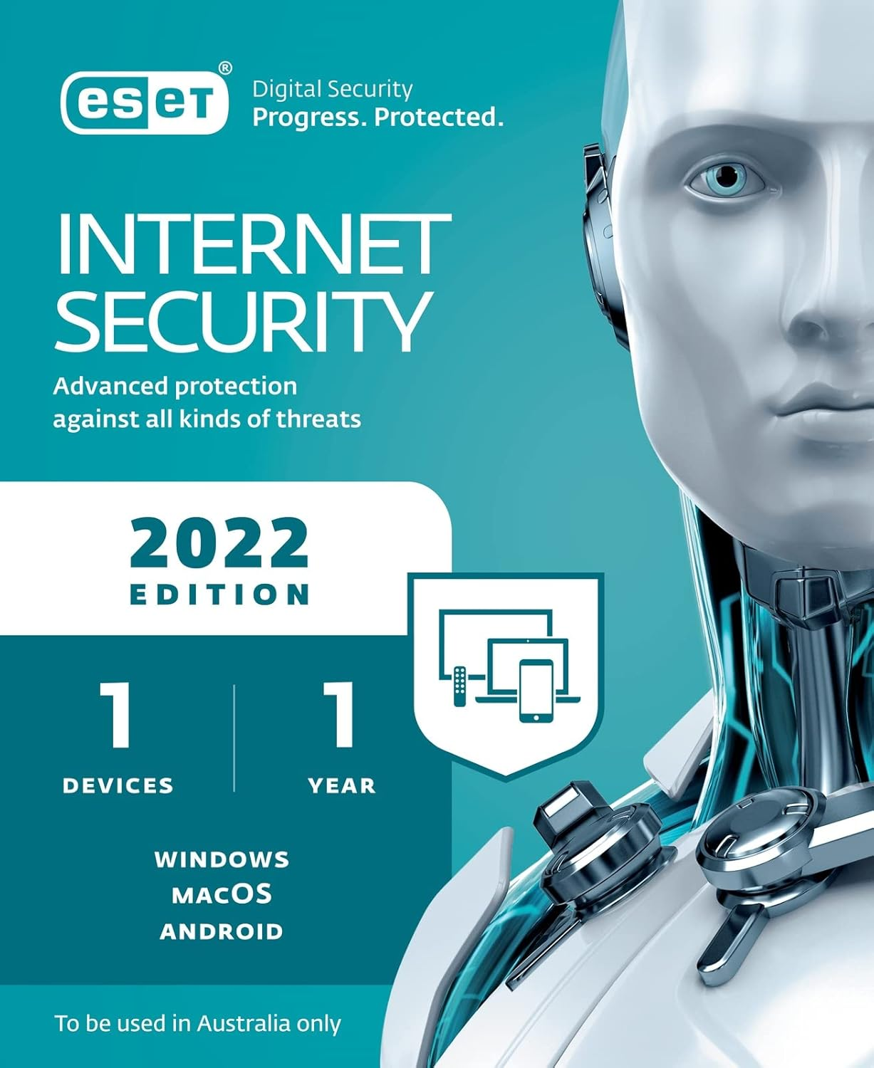 ESET Internet Security 1 Device 1 Year License Card