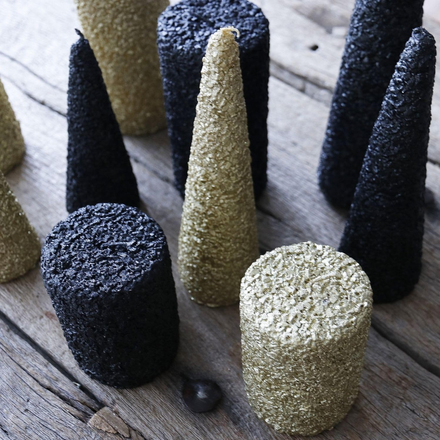 Shisei 107125 Flex Candle Pillar, Size Large, Interior Light, Black, Diameter 2.8 X Height 5.9 Inches (7 X 15 Cm)