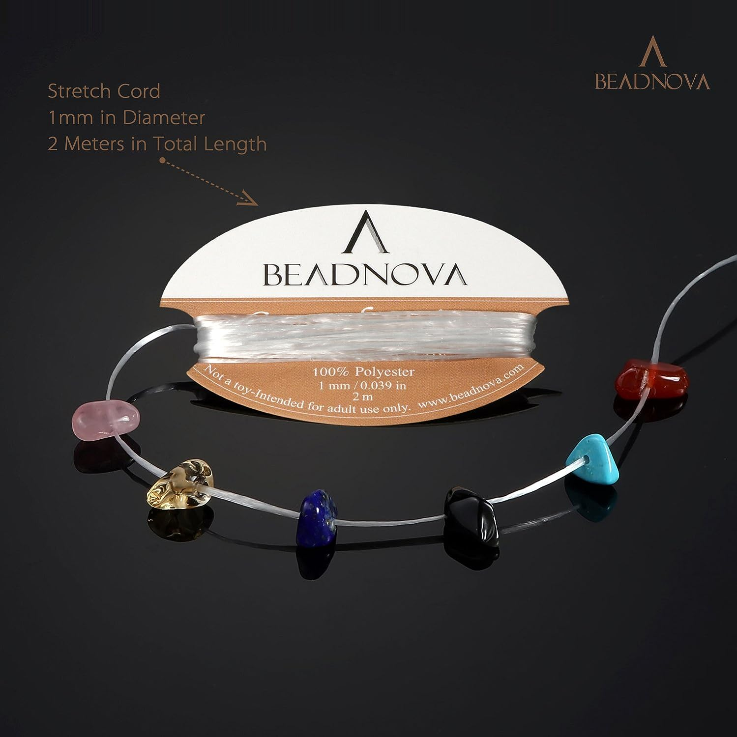 BEADNOVA 5Mm-7Mm Chips Gemstone Crystal Pieces Irregular Shaped Loose Beads for Jewelry Making Box Set Value Pack image number 3