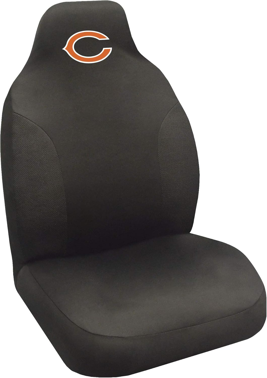 FANMATS Unisex Adult Embroidered Seat Cover, Black, 20 X48 US image number 1