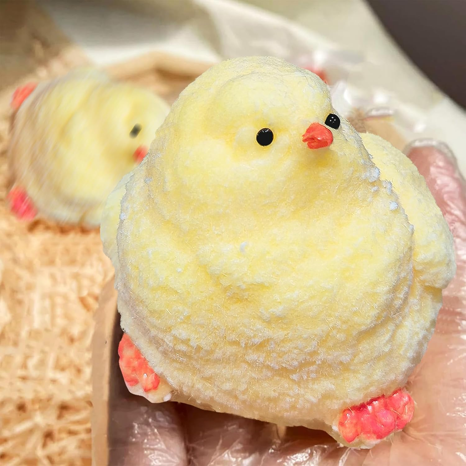 4Pcs Taba Squishy, Kawaii Squishies Fur Squeeze Toys, Stress Relief Squishies for Party Favors, Fidget Toys Suitable Adults Kids image number 4