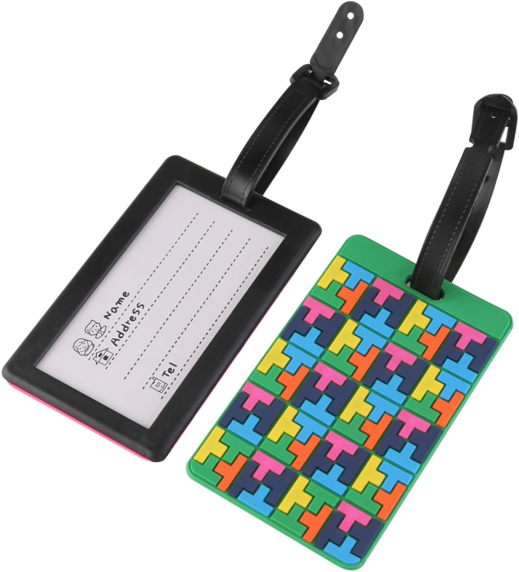 CHILDWEET 5Pcs Travel Baggage Identifiers Luggage Tags Unique Design Quick Access image number 3