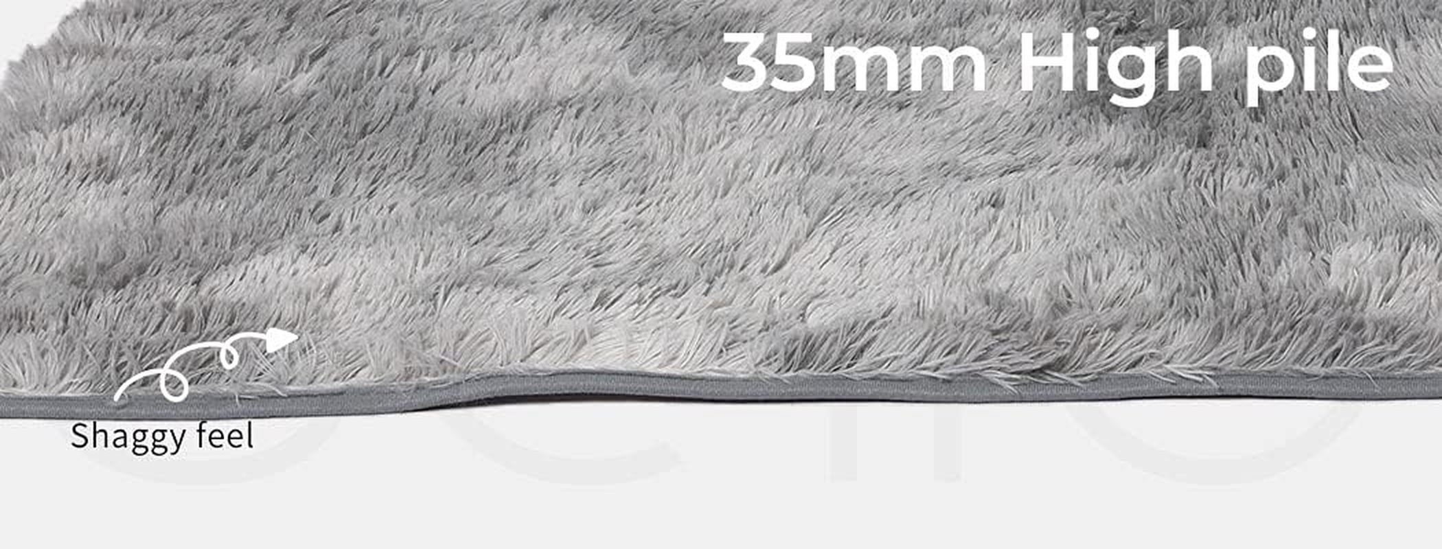 Marlow Floor Rug Shaggy Rugs Soft Large Carpet Area Tie-Dyed Mystic 160X230Cm image number 6