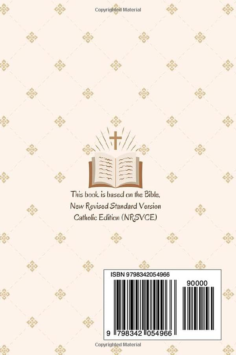 MY CONFIRMATION: BIBLE VERSES to LIVE BY: POCKET SIZE | 4 X 6 Inch Book | 54 Pages | Based on the Bible, New Revised Standard Version Catholic Edition