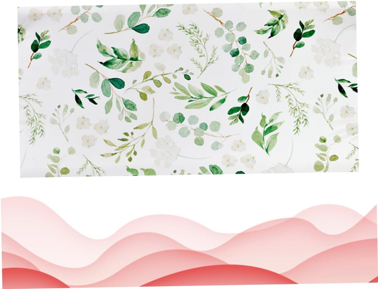 SAFIGLE Reusable Waterproof Baby Changing Pad Cover for Boys and Girls Detachable Soft Cotton Green Leaf Pattern Fits Change Table for Nursery image number 4