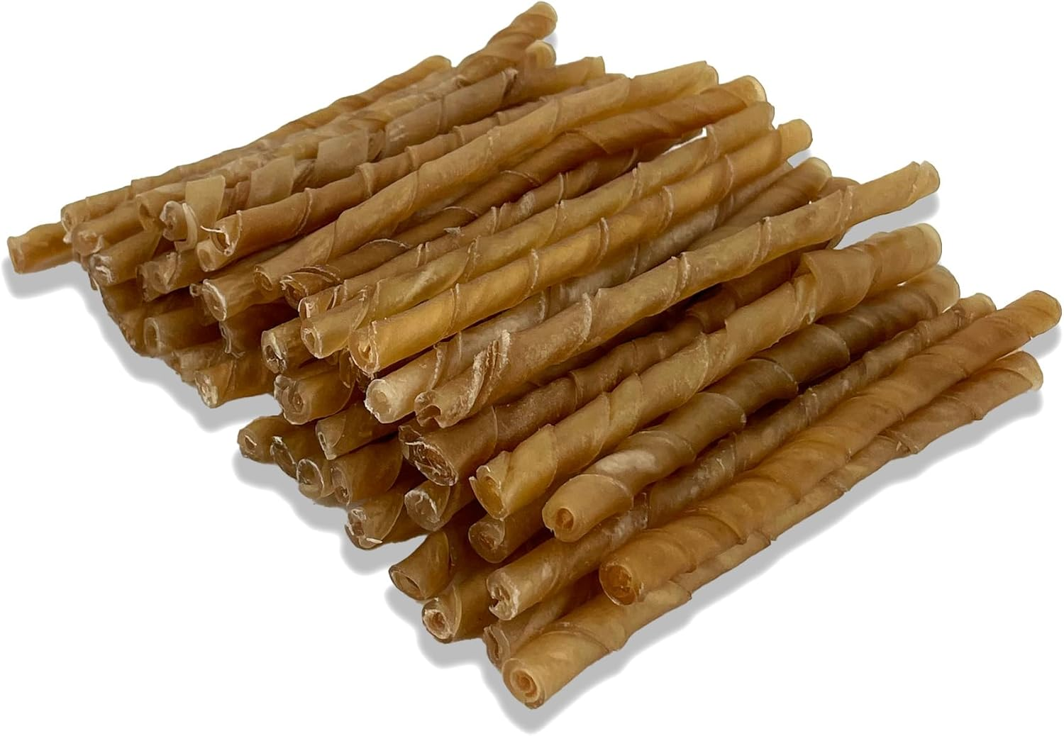 It'S Treat Time Dog Beef Rawhide Twist Sticks, 12.5Cm (50 Pack), Brown - Long-Lasting Dog Treats, Dental Chews for Dogs, Teeth Cleaning, Tartar Control, Oral Health image number 1