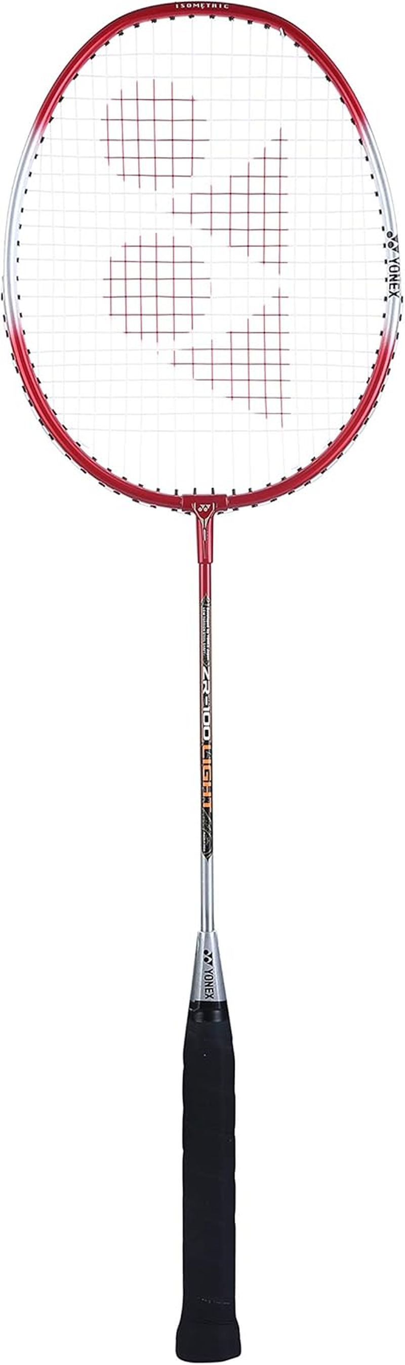 YONEX ZR 100 Lightweight Aluminium Strung Badminton Racket - Red/White, Full Cover | Ideal for Beginners, 95G, Max String Tension 26Lbs