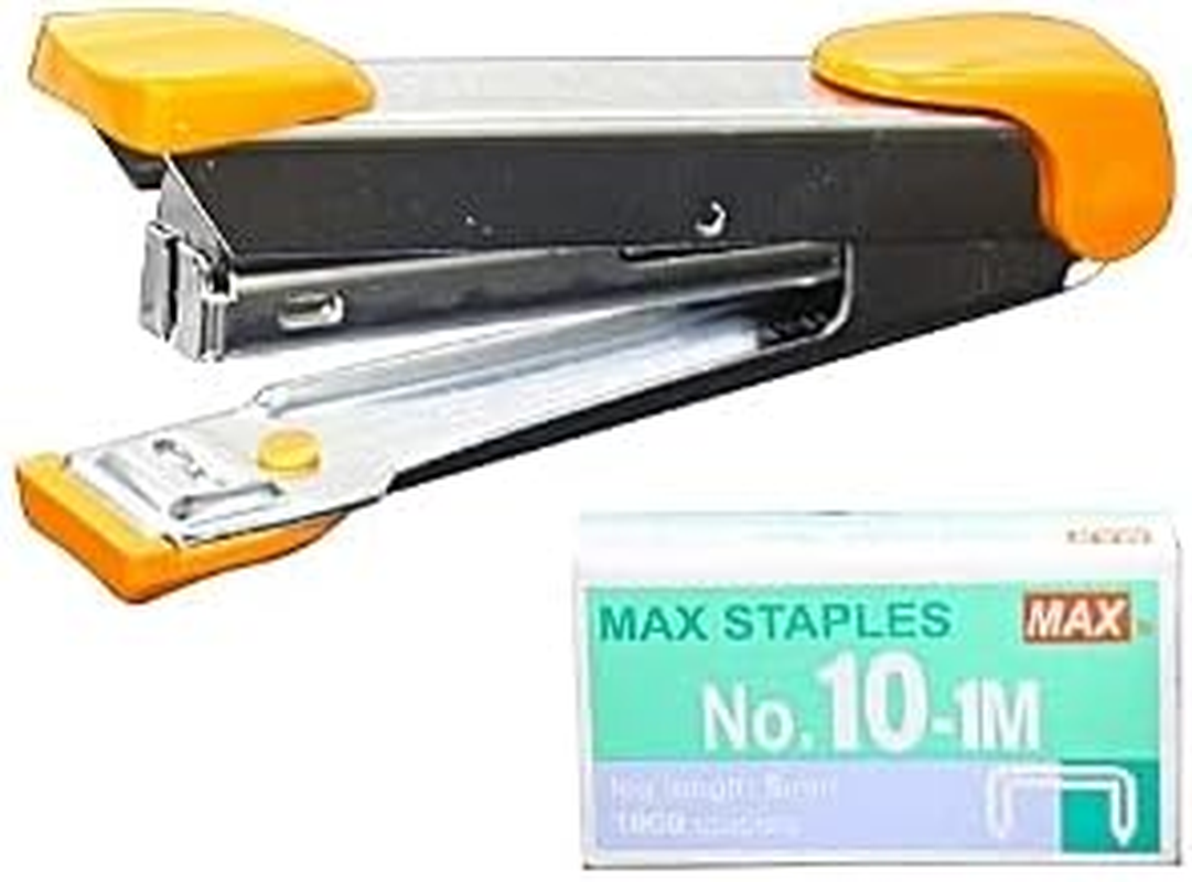 Max HD-10 Stapler Set with 2 Boxes (2000) Staples. Staple up to 15 Sheets of Normal Paper. image number 2