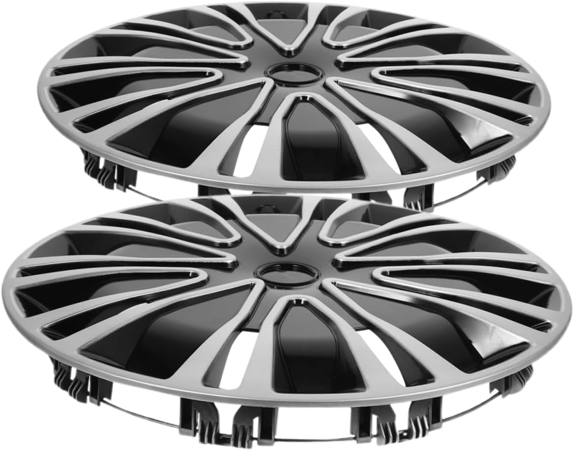 Mikinona 2Pcs Automotive Wheel Hub Covers Hubcaps Car Rim Covers Decorative Car Interior Accessories image number 3