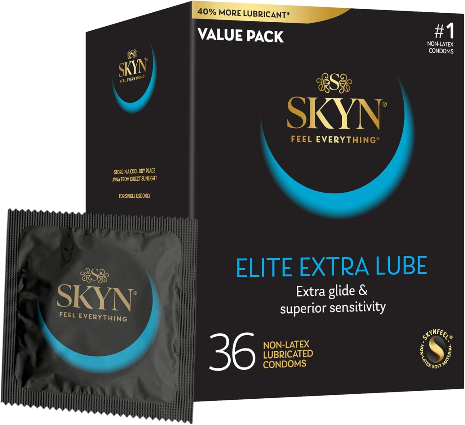 SKYN Elite Extra Lubricated Condoms, 36 Count image number 2