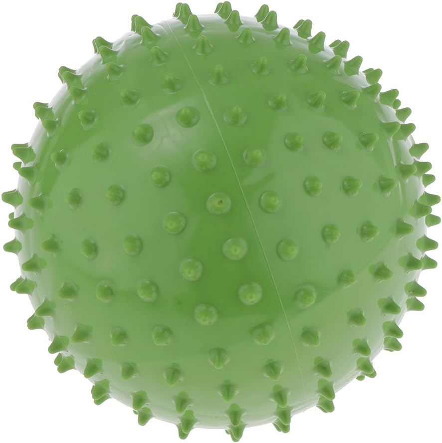 9 Inch Kids Knobby Bouncing Balls Spiky Sensory Ball for Yoga image number 5