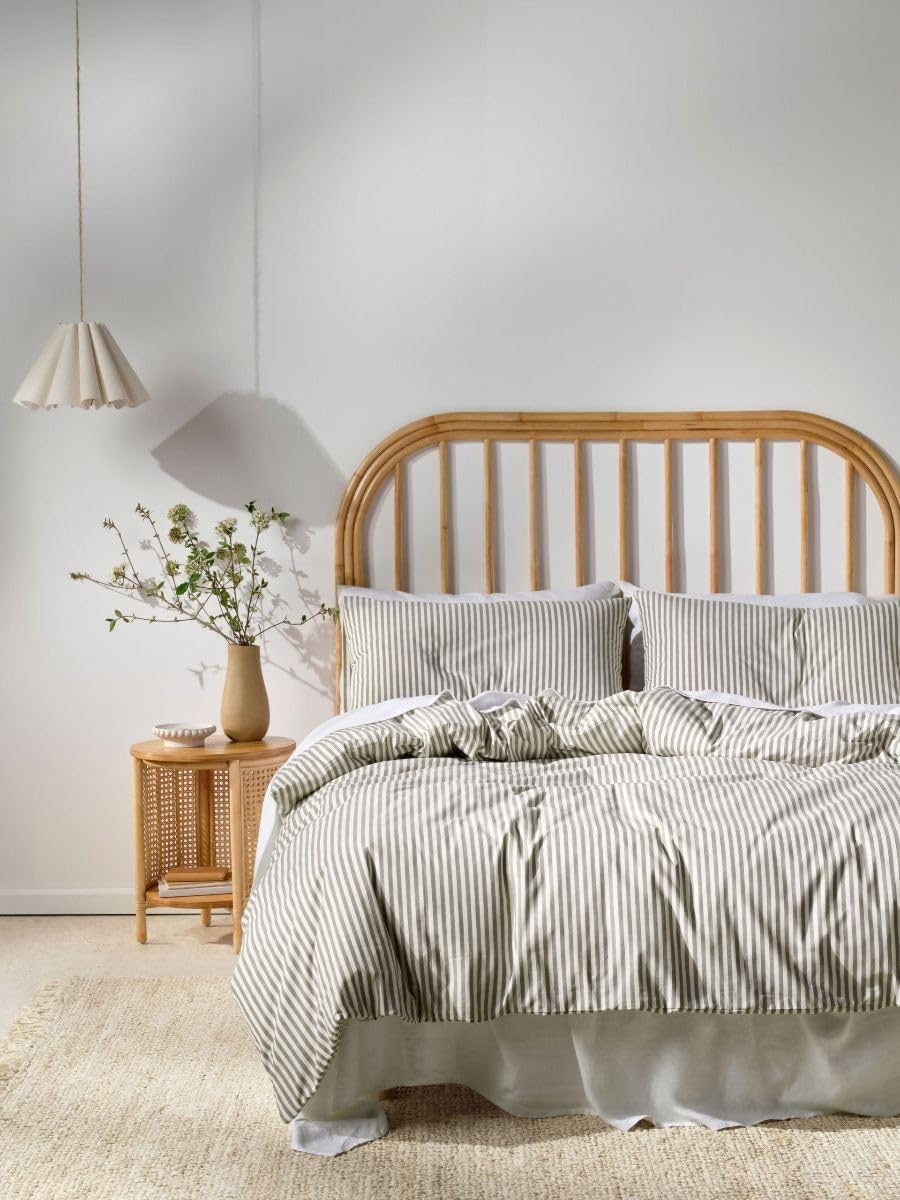 Linen House Amore Quilt Cover Set, White, Super King Size