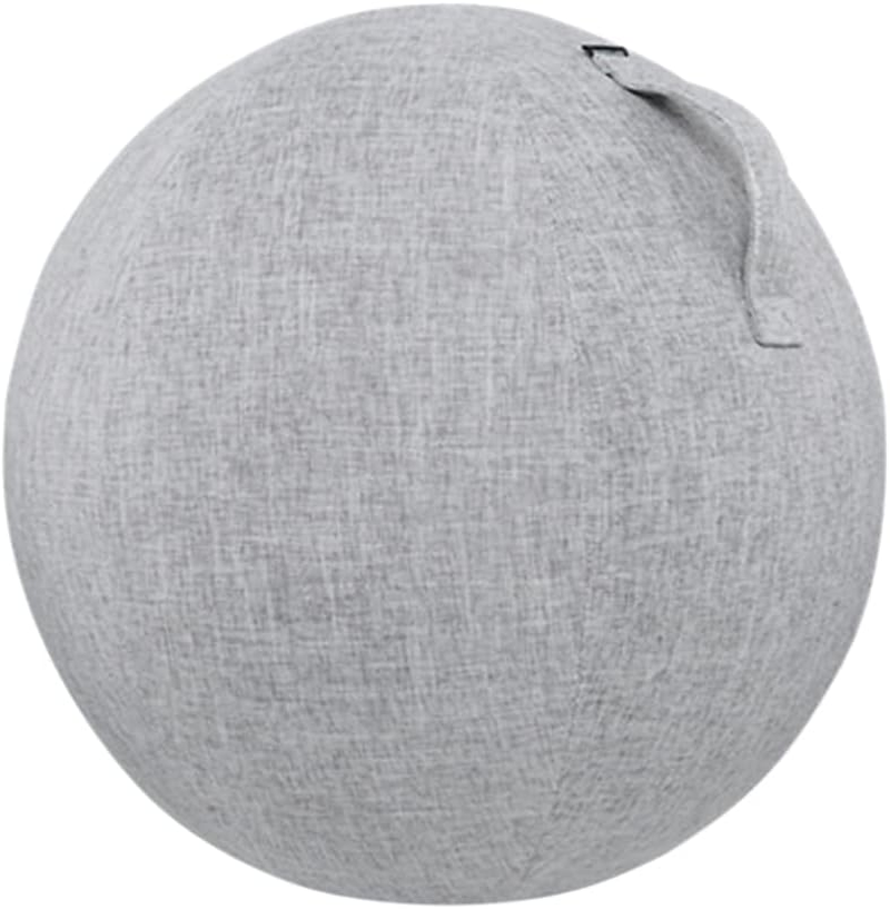 LAPOOH 55Cm/65Cm/75Cm Cotton+Linen Protective Yoga Ball Cover Exercise Ball Protection Skin Wrap Accessory