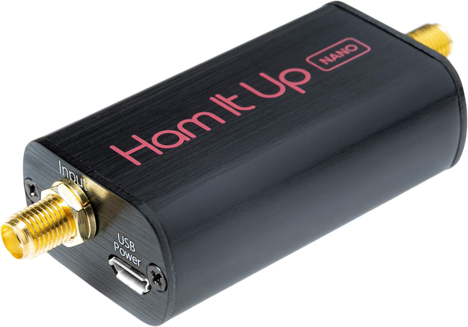Ham It up Nano - Tiny HF, MF & LF Upconverter W/Tcxo. Extends the Frequency Range of Your Favorite RTL-SDR or Radio down to 100Khz. Includes Aluminum Enclosure & Accessories. Made in USA! image number 2