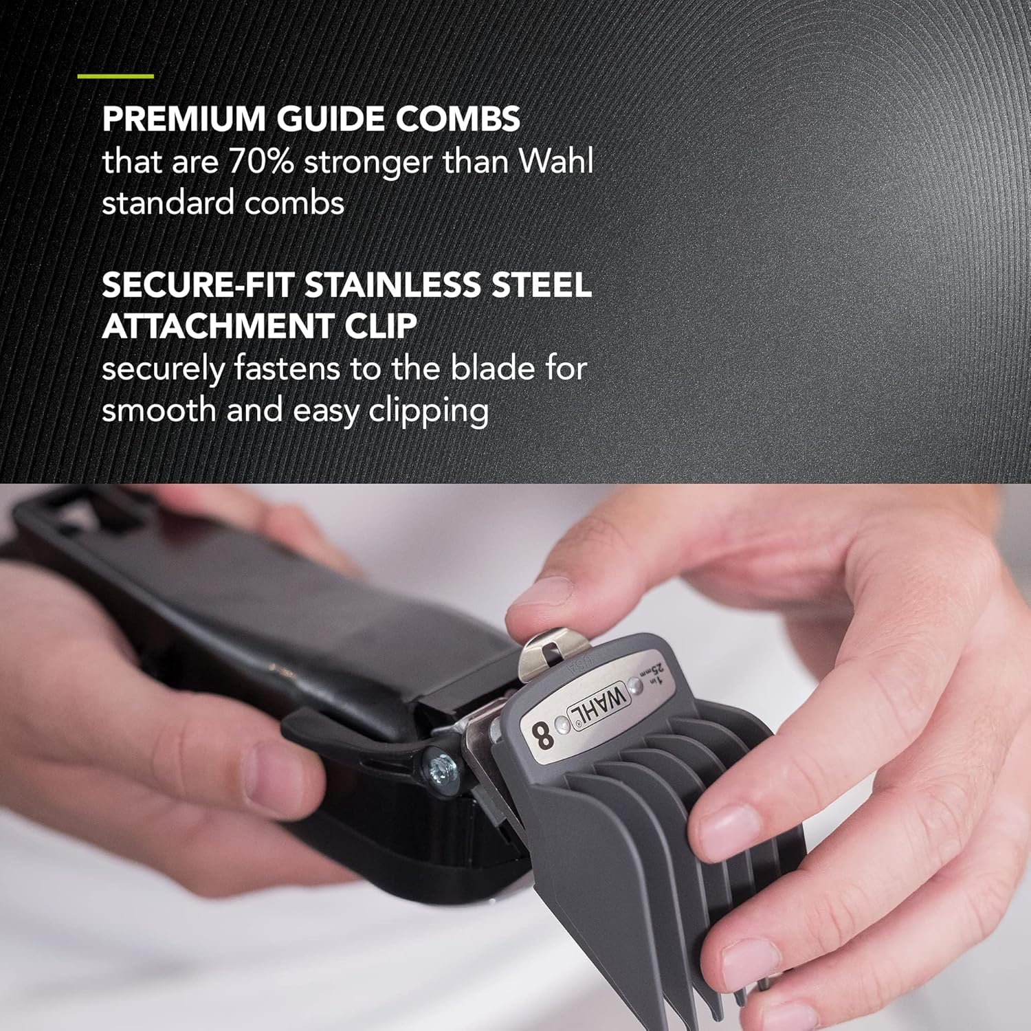 Wahl Elite Pro Hair Cordless Clipper, Cordless Hair Trimmer for Men, Hair Trimmer for Men, DIY Haircuts, Hair Cutting at Home, Razor for Men, Black image number 2