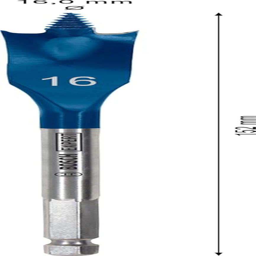 Bosch Professional 1X Expert Selfcut Speed Spade Drill Bit (For Softwood, Chipboard, &Oslash; 16,00 Mm, Length 152 Mm, Accessories Rotary Impact Drill)